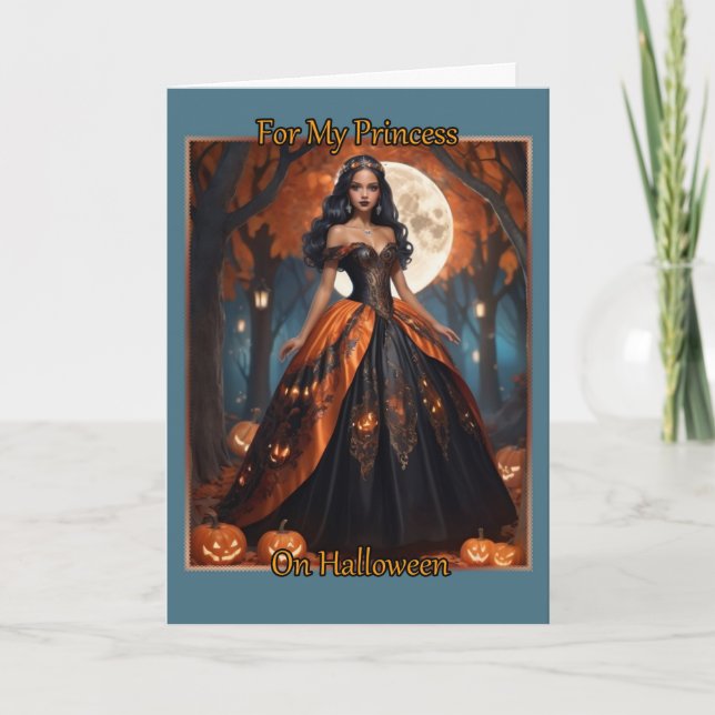 For My Princess on Halloween Card (Front)