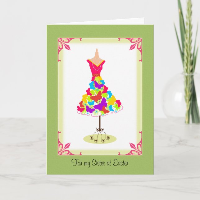 For my Sister at Easter Card (Front)
