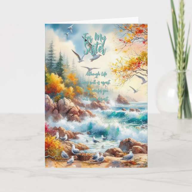 For my Sister  Thank You Card (Front)