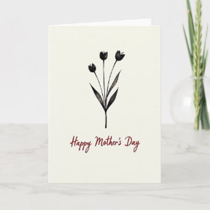 For My Wife Floral Art Card