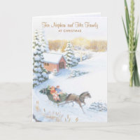 For Nephew and His Family at Christmas