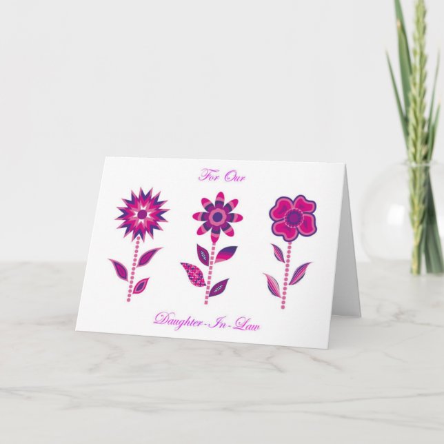 For Our Daughter-In-Law Thank You Card (Front)