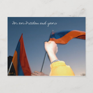 For our Freedom and yours Postcard