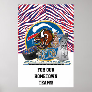 FOR OUR HOMETOWN TEAMS! POSTER