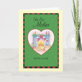 For Our Mother With Love Holiday Card