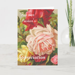 For Our Pastor's Appreciation Holiday Card