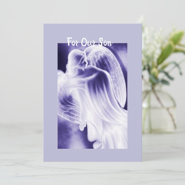 For Our Son Card (Standing Front)
