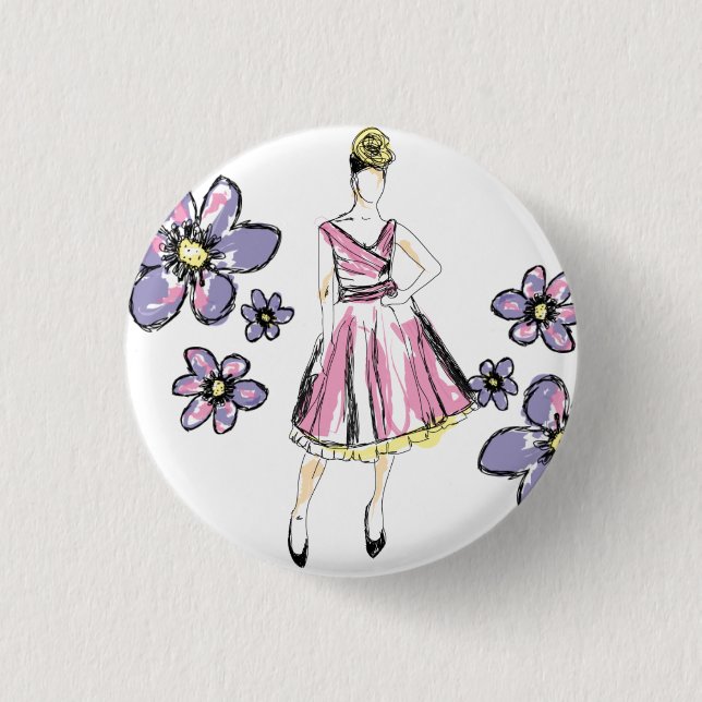 For Passion fashion 3 Cm Round Badge (Front)