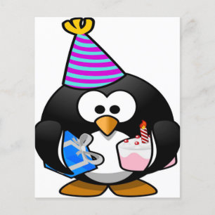 For Penguin Lover   Penguin Design   Birthday Gift Flyer