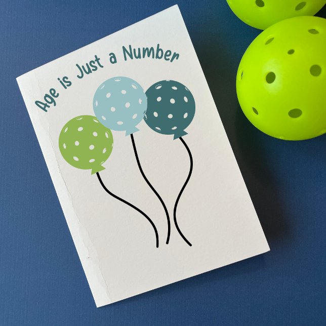 For PIckleball Players Funny Birthday Card (Creator Uploaded)