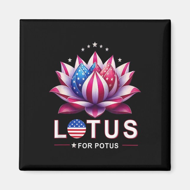 For Potus Kamala Harris 2024 President Trend Elect Magnet (Front)