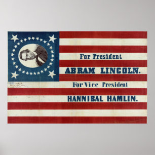 For President - Abram Lincoln Poster