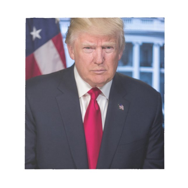 For President Donald Trump Fans Notepad (Front)