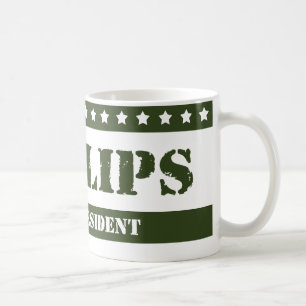 For President Hot Lips Coffee Mug
