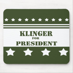 For President Klinger Mouse Mat