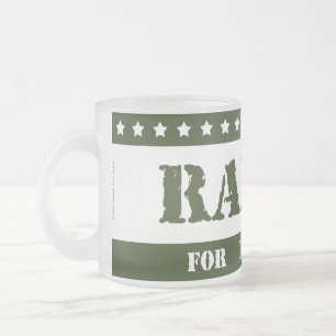For President Radar Frosted Glass Coffee Mug