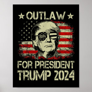 For President Trump 2024 Poster