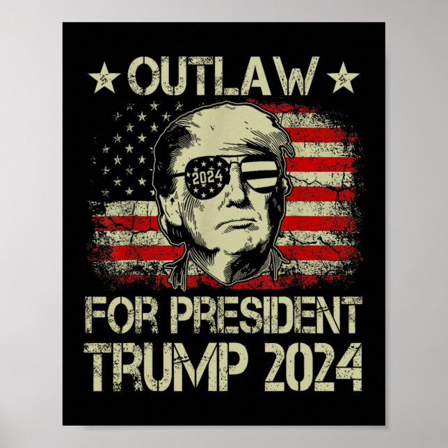 For President Trump 2024  Poster (Front)
