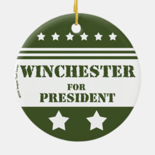 For President Winchester Ceramic Tree Decoration