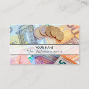 For professional banker or financial experts busin business card
