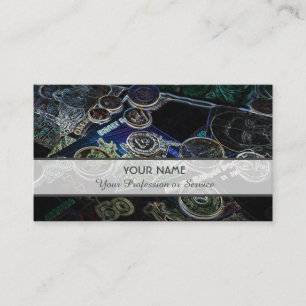 For professional banker or financial experts business card