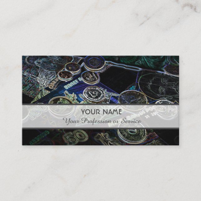 For professional banker or financial experts business card (Front)