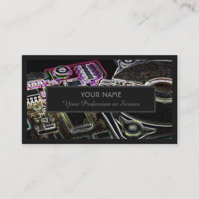 For professional computer or cloud storage experts business card (Front)
