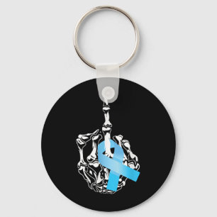 For Prostate Cancer Middle Finger Prostate Cancer Key Ring