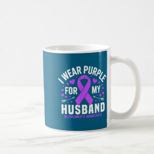 For Purple Husband Dementia Alzheimers Awareness Coffee Mug