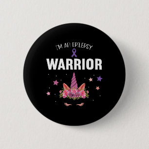 For Purple Ribbon Warrior And Supporters - Epileps 6 Cm Round Badge