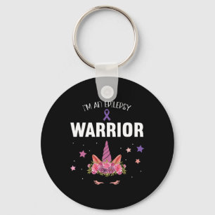 For purple Ribbon Warrior and Supporters - Epileps Key Ring