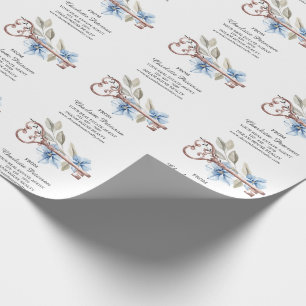 For Real Estate Client Gift Wrapping Paper