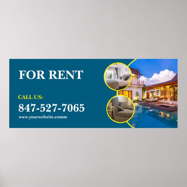 For Rent Custom Poster (Front)