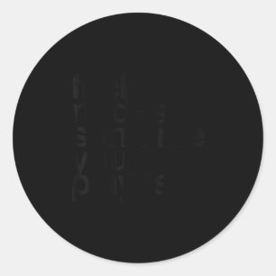 For S Send Me Your Playlist Funny Sarcasm Adult  Classic Round Sticker