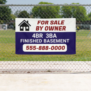 "For sale by Owner" customised banner