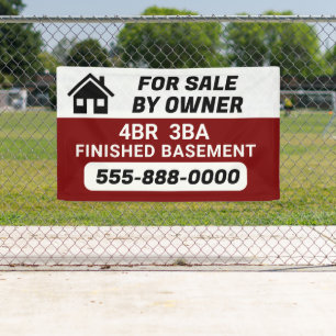 "For sale by Owner" customised banner