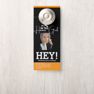 For Sale Home Listed Leasing Business Photo Door Hanger