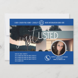 For Sale Home Listed Photo Business Flyers Thank You Card