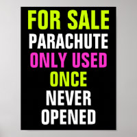 For Sale Parachute Only Used Once Never Opened