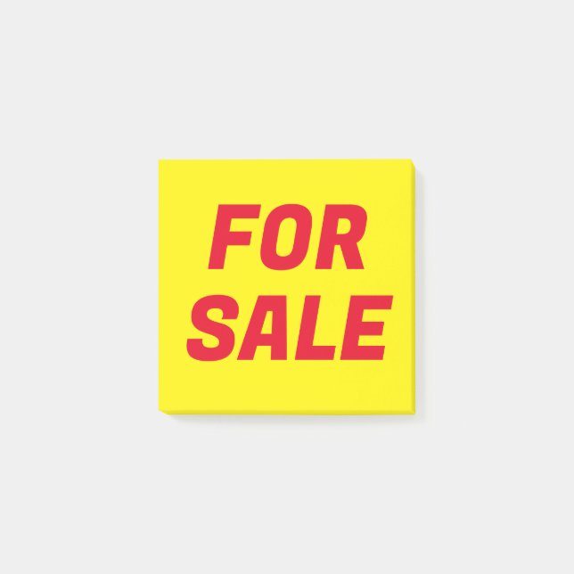 FOR SALE POST-IT NOTES (Front)