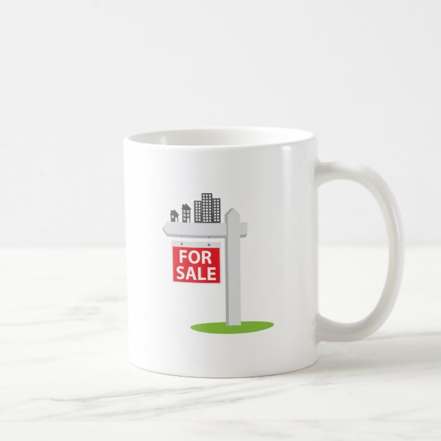 For Sale Sign Coffee Mug (Right)