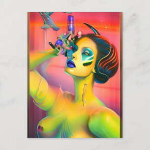 For Science Ken Gauge Surrealism Postcard