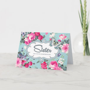 For Sister on Mother's Day Greeting Cards