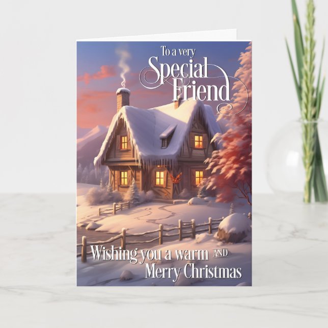 For Some Special Friends Happy Christmas Card (Front)