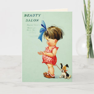 For Someone Special. Vintage Art Valentine's Day  Holiday Card