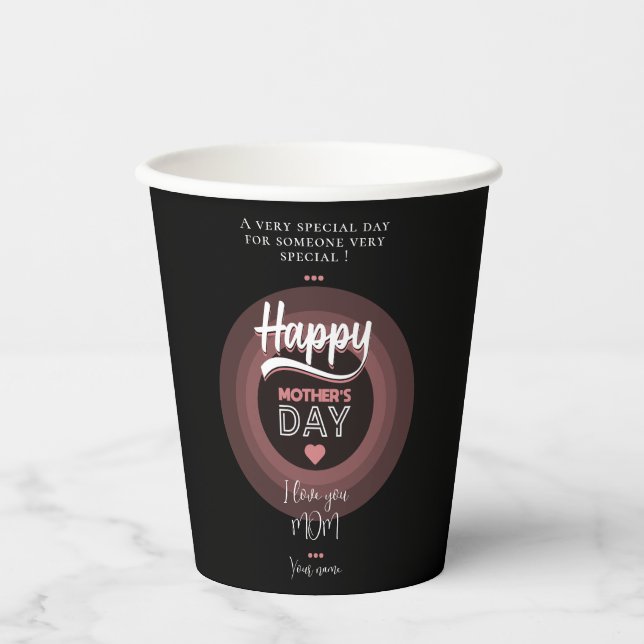 For someone very special paper cups (Front)