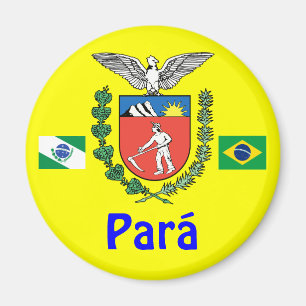 For State, Brazil Shirt Magnet