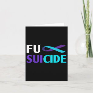 For-suicide Awareness Shirt Support Survivor Card