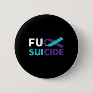 For Suicide Awareness Shirt Support Survivor Gift 6 Cm Round Badge