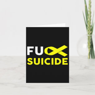 For Suicide Awareness Shirt Support Survivor Gift  Card